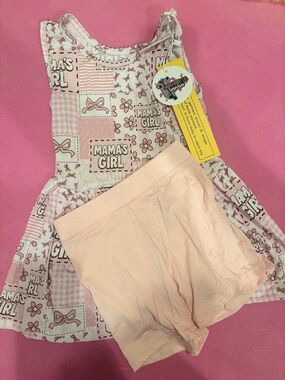 4t Bamboo Peplum Mama Girl